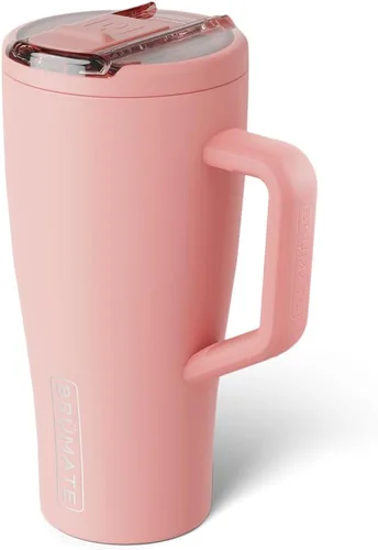 Miniatura 87 de BrüMate Era Flip - Vaso de 30 onzas con tapa con pajilla cubierta 100 % a prueba de fugas, popote higiénico cubierto, botella de agua de acero