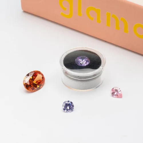 Miniatura 6 de Caja de exhibición pequeña y suelta de 15 piezas, con tapa transparente para gemas, diamante