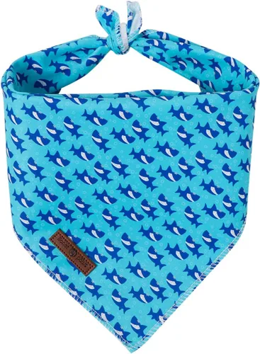 Miniatura 27 de lionet paws Bandana de conejo de Pascua para perros pequeños, medianos y grandes, pañuelo triangular para perros y gatos, bufanda para niñas y niños