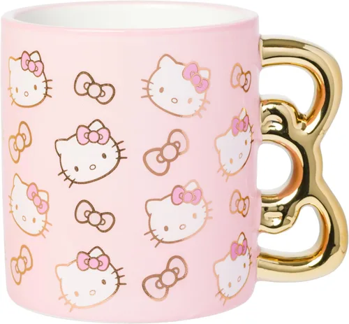Miniatura 27 de Silver Buffalo Sanrio - Taza de cerámica esculpida en 3D con diseño de esqueleto de Hello Kitty para Halloween, 20 onzas Disfraz de esqueleto