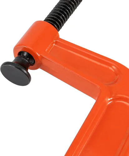 Miniatura 3 de 8 abrazaderas C, abrazadera C de acero resistente de 4 pulgadas, juego de abrazaderas en C de resistencia industrial para carpintería, soldadura