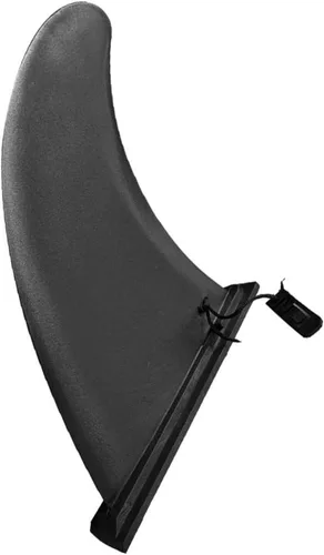 Miniatura 9 de BESPORTBLE 1 unid aleta inflable desmontable para tabla de surf ligero negro Sup Slide grande pescado aleta agua para paddleboarding
