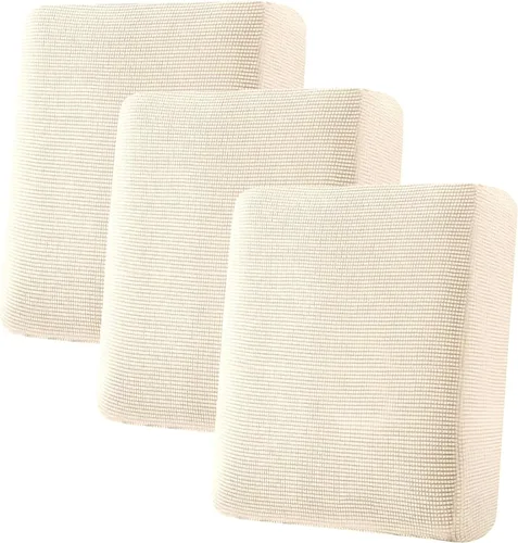 Miniatura 197 de H.VERSAILTEX Fundas Súper Elásticas para Asiento Individual, Fundas de Sofá, Fundas de Cojines, Juegos de Fundas, Tela Gruesa de Sarga con Textura