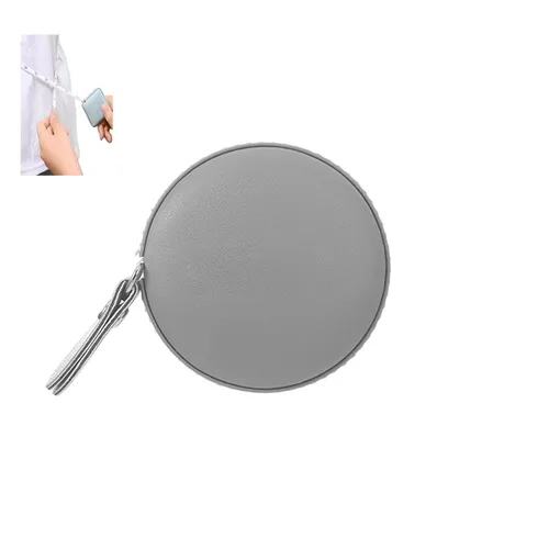 Cinta métrica suave para el cuerpo, 59.1 in, 60 pulgadas, cinta métrica de doble escala, cinta métrica retráctil para medición corporal, costura de