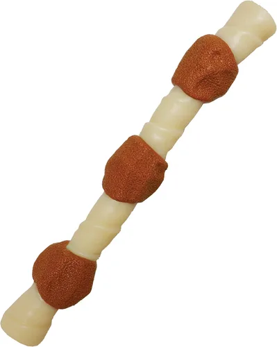 Miniatura 10 de Nylabone Power Chew Shish Kabob - Juguete masticable alternativo de nailon para perros, juguetes para masticadores agresivos, pollo, grande/gigante