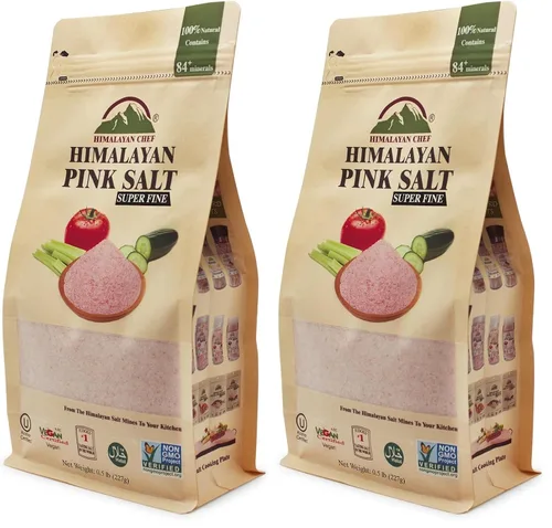 Miniatura 10 de Himalayan Chef Grano fino de sal rosa, 8 onzas