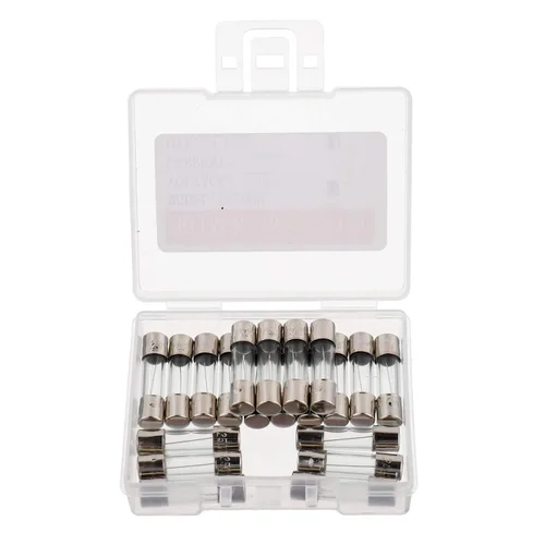 Miniatura 2 de BOJACK Fusibles de vidrio de soplado rápido de 0.197x0.787 in 6.3A 6.3amp 250V 0.2x0.78 pulgadas F6.3AL250V (paquete de 20)