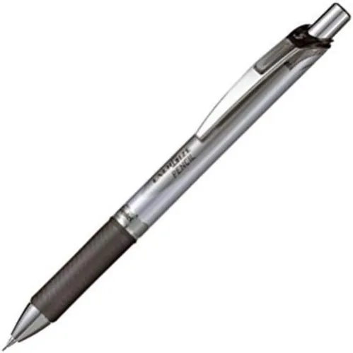 Miniatura 5 de Pentel Lápiz mecánico, Energize, 0.020 in, blanco perla y negro (PL75-AW)