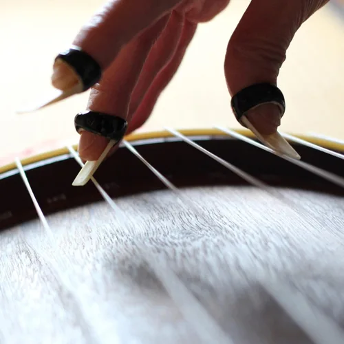 Miniatura 8 de Mikinona Guzheng, 8 unidades, protectores de dedos ligeros, para práctica, uñas postizas para principiantes Guzheng, accesorios cómodos y duraderos