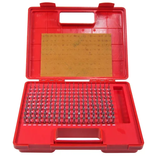 Miniatura 8 de HFS(R) Juego de Calibradores de Pasador de Acero Minus Gage M0 con Estuche de Plástico para Carpinteros y Mejoras del Hogar 0.011-0.060" 50 piezas