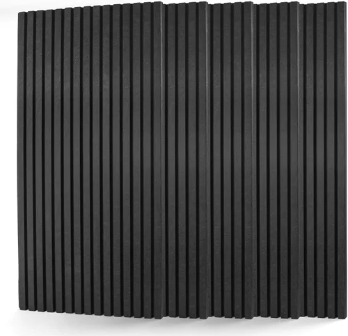 Miniatura 12 de Art3dwallpanels Paquete de 10 Paneles Acústicos, 48" X 12" X 0.43" Paneles de Pared Insonorizados, Autoadhesivos de Alta Densidad que Absorben