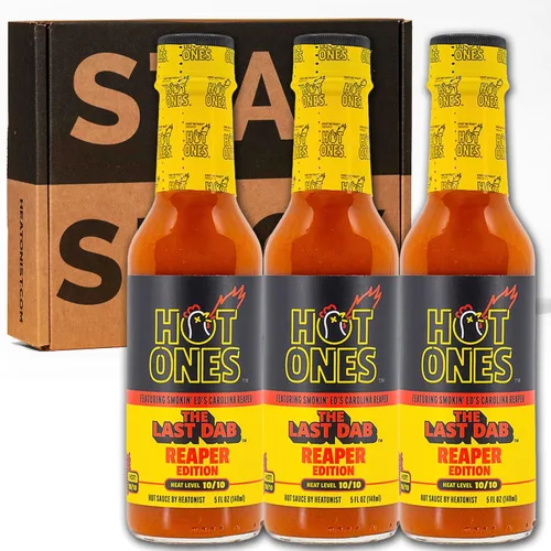 Miniatura 8 de Hot Ones The Last Dab Apollo - Salsa picante hecha con ingredientes naturales y sabores extra picantes, la única salsa picante en el mundo hecha