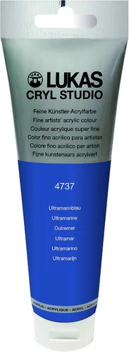 Miniatura 113 de Lukas CRYL Studio Artist - Pintura acrílica para artistas, Alizarín Carmesí, tubo de 125 ml - Pinturas acrílicas de alto pigmento para pintura