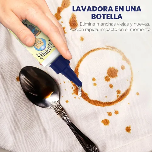 Miniatura 2 de Grandma's Secret - Removedor de manchas para ropa - Sin cloro, blanqueador ni toxinas - Removedor de manchas en telas que elimina manchas de aceite