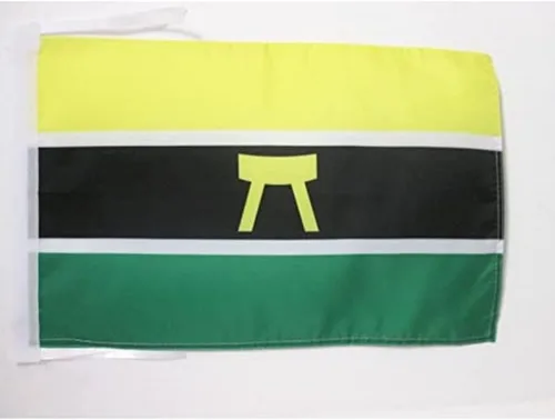 Miniatura 1031 de Bandera de México AZ FLAG, 45.7 x 30.5 cm, con cordones - Pequeñas banderas mexicanas de 30 x 45 cm - Bandera de 45.7 x 30.5 cm