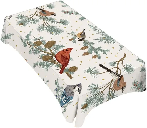 Miniatura 18 de TKS MITLAN Mantel rectangular de vaca o caballo, 52 x 70 pulgadas, con manchas marrones, piel de animal, estampado de caballo de vaca, mantel