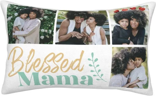 Miniatura 8 de Funda de almohada personalizada para el día de la madre, funda de almohada personalizada con collage de fotos, funda de almohada para el día