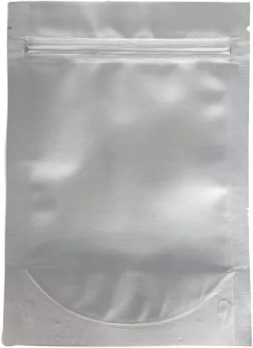 Miniatura 3 de Bolsas/bolsas resellables de Mylar de pie, 7.5 mil, 5 x 7 x 3 pulgadas, bolsa de refuerzo forrada de aluminio genuino para alimentos a largo plazo