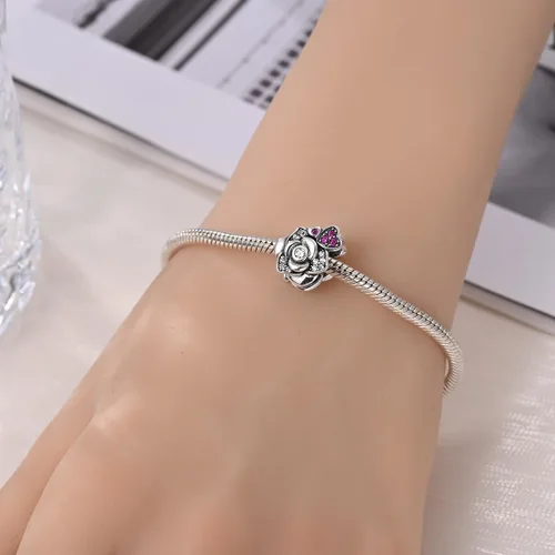 Miniatura 88 de LIGHTDOG Abalorios de plata de ley 925 para pulseras Pandora, collares para mujer, cuentas colgantes, cuentas de joyería, regalos para mujeres
