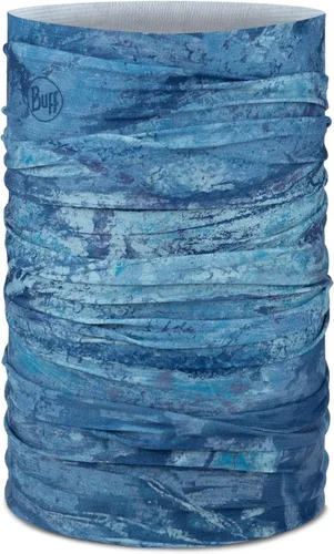 Miniatura 12 de BUFF CoolNet UV Polaina para el cuello, Protección solar UPF 50, Transpirable, Versátil, Mascarilla de secado rápido, Negro y Azul, Talla para Sun