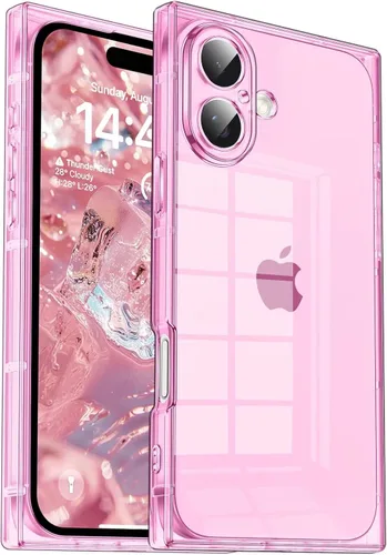 Miniatura 31 de Funda Tzomsze Compatible con iPhone Air Clear Funda, Protección de Cámara, Esquinas Reforzadas TPU Delgada Resistente a Golpes Funda Protectora