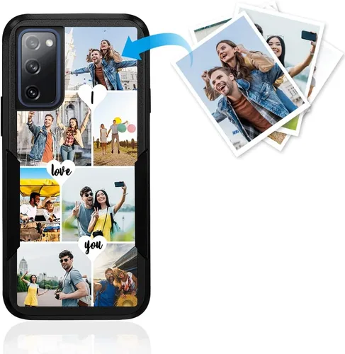 Miniatura 151 de Funda protectora personalizada para Samsung Galaxy S22 Ultra 5G (versión 2022), funda protectora de doble capa resistente con múltiples fotos, a