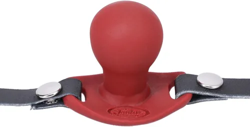 Miniatura 2 de Tantus Juguetes sexuales y adultos para principiantes, 100% silicona firme ultra premium, bola de boca transpirable BDSM para juegos sexuales de Rojo