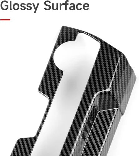 Miniatura 5 de Calcomanías de panel de consola central de aire acondicionado para Honda Civic 2016-2021, accesorios de 10ª generación, calcomanías de fibra