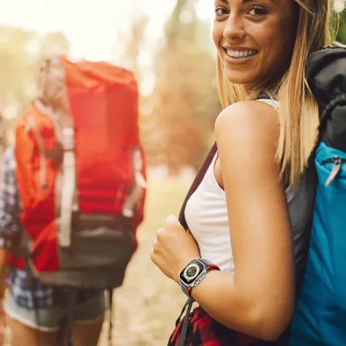 Miniatura 4 de Correa de nylon Trail Loop - Compatible con Apple Watch Ultra 3/2/1 Series 11/10/9/8/7/6/SE/5/4/3 para hombres y mujeres, correa deportiva de tela