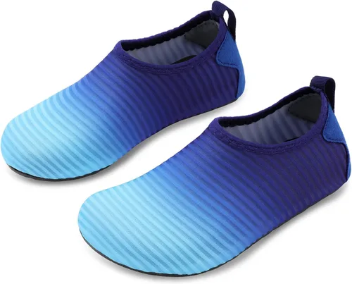 Miniatura 2 de Scurtain - Zapatos acuáticos para niños, calcetines acuáticos de secado rápido con sensación de pies descalzos para niños, niñas y bebés con suela