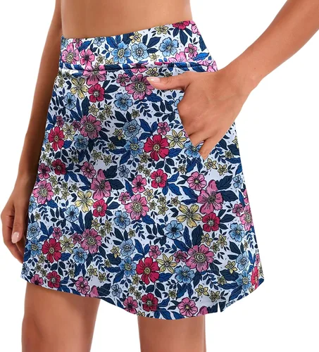 Oyamiki - Falda pantalón deportiva para mujer, diseño ligero ideal para tenis, correr, entrenamiento, deporte y golf