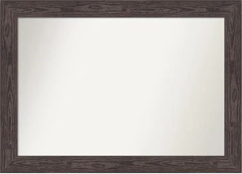 Miniatura 187 de Amanti Art Espejo personalizado, espejo de baño negro puente, espejo de pared o espejo de tocador de baño sobre el fregadero (26 x 26 pulgadas)