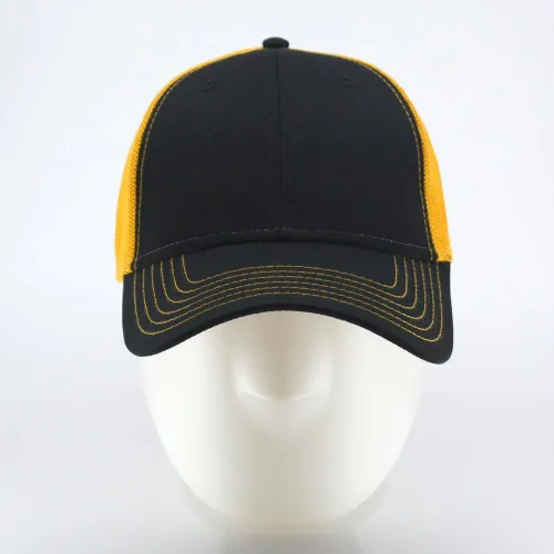 Miniatura 2 de Gorra de béisbol de camionero de malla de algodón de dos tonos de malla de algodón de dos tonos