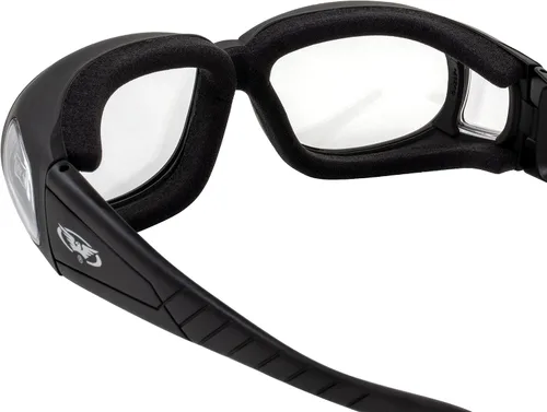 Miniatura 5 de 2 pares de anteojos de sol de seguridad para motocicletas se adapta a la mayoría de lentes recetados, humo y claridad noche y día, cumple