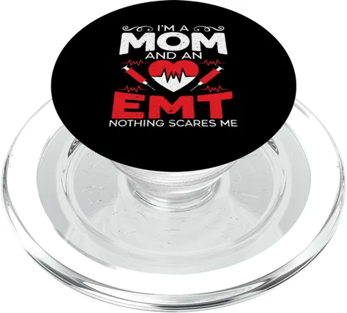 Miniatura 8 de Soy una mamá y un EMT EMS Paramédico cuidado de la salud PopSockets intercambiables PopGrip