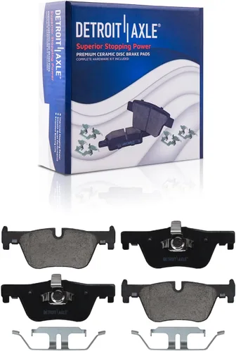 Miniatura 99 de Detroit Axle - Pastillas de freno traseras para Mercedes-Benz C230 C240 C280 C320 C350 CLK320 CLK350 CLK430 E300 E320 E420 E430 SLK350, pastillas