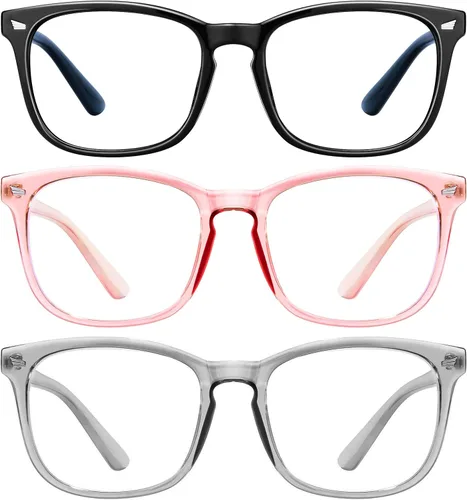 Miniatura 9 de hunsquer Gafas de luz azul para mujer/hombre, gafas de luz azul para computadora negro (806803blacktoucha)