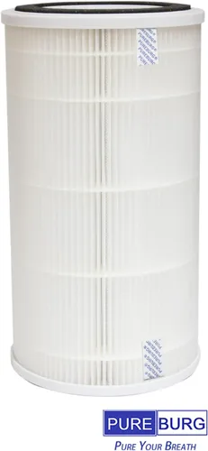 Miniatura 4 de PUREBURG Filtro de repuesto compatible con Conair AP04 purificador de aire para habitación media, H13 True HEPA y filtración multicapa de carbón