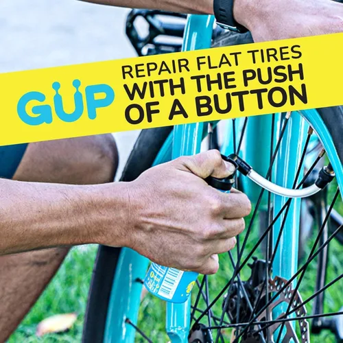Miniatura 2 de G U P (GÜP Kwiki) Sellador e inflador de neumáticos de fijación rápida; para bicicleta de montaña, carretera, ciclocross, grava; sella y reparación