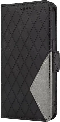 Miniatura 5 de Funda compatible con Xiaomi Poco X3 GT 5G, compatible con Redmi Note 10 Pro 5G (China), piel sintética, ranura para tarjetas, cierre magnético, Negro