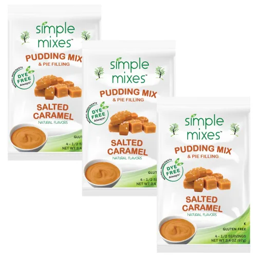 Miniatura 15 de Simple Mixes Mezcla Natural de Pudín Instantáneo y Relleno de Pastel, Aperitivo Saludable, Chocolate, Sin Gluten y Sin Colorantes, Sin Grasa ni
