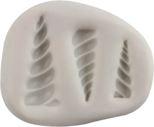 Miniatura 5 de Sijiangmold Moldes de silicona con temática de unicornios, unicornios, orejas de ojo, cuerno, arco iris, para decoración de pasteles, decoración
