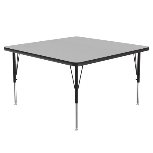 Miniatura 29 de Correll Mesa de Actividades Rectangular para Aula de 24"x36", Altura Ajustable (19"-29"), Granito Negro Laminado Térmico Fusionado Duradero