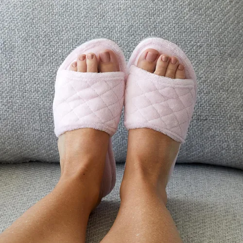 Miniatura 6 de Dearfoams Beatrice Terry Side Gore - Pantuflas para mujer
