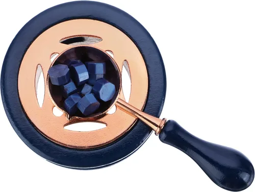 Miniatura 3 de SWANGSA Kit de calentador de sellado de cera, herramienta de horno de cera de sellado con 2 bolígrafos de sellado de cera + cuchara de sellado