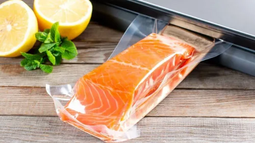 Miniatura 5 de Bolsas selladoras de alimentos al vacío medianas de 8 x 12 pulgadas, precortadas, transparentes, de grado comercial, sin BPA, resistentes