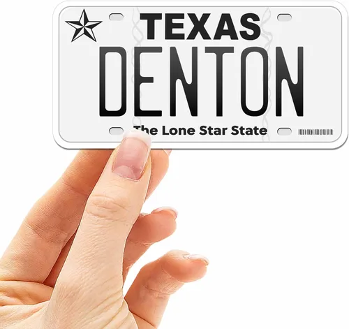 Miniatura 6 de Calcomanía para placa de matrícula de Texas, elige entre más de 50 ciudades de TX, calcomanía para parachoques de Texas para automóvil, calcomanías