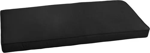 Miniatura 27 de Sorra Home CBENCH - Cojín de banco para interiores y exteriores, 60 pulgadas de ancho x 18 pulgadas de profundidad, color plateado fundido Sunbrella