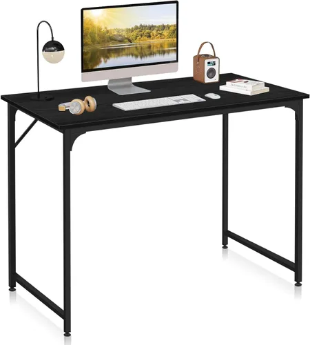 Escritorio para computadora de oficina de 32 pulgadas, pequeño, moderno, estilo simple, mesa de trabajo de madera para escribir, mesa de trabajo de