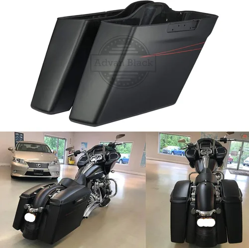 Miniatura 10 de Parabrisas personalizado Moto OnFire, diseño con aerógrafo, Saddlebags